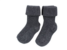 MP strømper bomuld dark grey (3-pack)